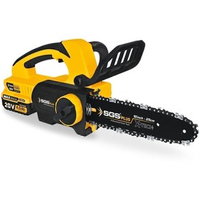 Resim Sgs SGS5320 - 20 Volt 4 Amper Profesyonel Akülü Ağaç Kesme Budama Testere Makina Motoru 25 cm Pala 