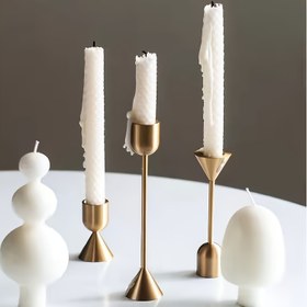 Resim 3 veya 6 adet Şık Metal Mumluk Seti, Çok Amaçlı Bayramlık Masaüstü Dekor - Noel, Cadılar Bayramı, Paskalya, Hanuka, Şükran Günü için mükemmel, Ev ve Otel Dekoru, Dayanıklı, Kolay Montaj, (Mumlar Dahil Değildir) - Ev Mutfak Eşyaları, En İyi Noel İçin, Şükran Günü İçin Mükemmel 
