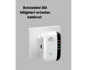 Resim MiraLive Wireless-N Wifi Repeater 300 Mbps Sinyal Güçlendirici 