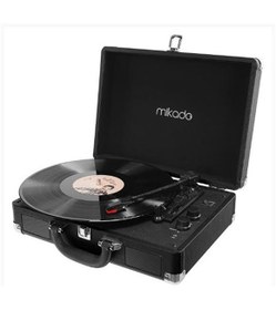 Resim Mikado Nostalgia MN-P317 Siyah Pikap+Rca+Bluetooth Destekli Müzik Kutusu 