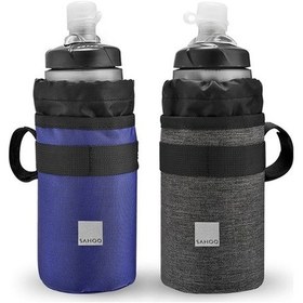 Resim Novahub Bisiklet Gidon Su Tutucu, İzolasyonlu Kupa Tutucu, Gri, Şişe Çantası Küçük Boy Gri 