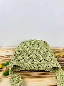 Resim PACHİRA Kağıt Ip Hasır Askılı Örgü Omuz Çantası - Telefon Çantası En 18cm Boy 19 Cm Askı 135 Cm 