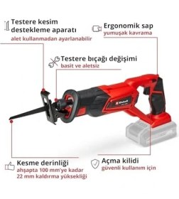 Resim Mcreative Te-Ap 18 Li-Solo, Akülü Kılıç Testere 