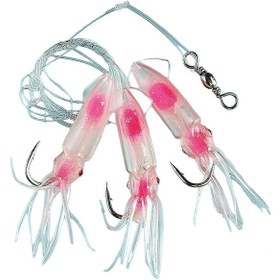 Resim Fladen 17-1413-2-0 Fladen Pink Squid No: 2/0 3'lü Kalamar Çapari 
