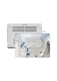 Resim Apple Uyumlu MacBook Air Kılıf HardCase Touch ID A1932 A2179 A2337 Marble10NL 