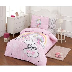 Resim Özdilek Unicorn Pembe Nevresim Takımı Tek Kişilik 