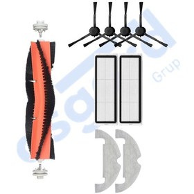 Resim Xiaomi Mop 2 Ultra X10 Uyumlu 1 Ana Fırça 4 Yan Fırça 2 Filtre 2 Mop Pkt-iasgf0001295 