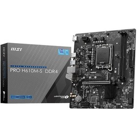Resim Msı Pro H610m-s Ddr4 3200mhz Oc M.2 1700p Matx Anakart 
