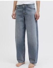 Resim Jack & Jones Kadin Barrel Jean - Fuji - 12279605 Medium Blue Denim 