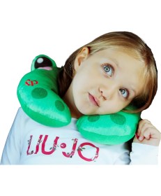 Resim Fisher-Price Yeni Koleksiyon Sevimli Hayvanlar Yumuşacık Peluş Hafif ve Konforlu Elyaf Çocuk Boyun Seyahat Yastığı 