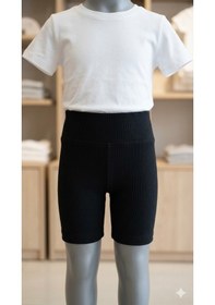 Resim Gap V-rıbbed Bıke Short Kız Çocuk Tayt Lacivert 