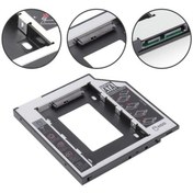 Resim 9.5Mm Caddy Ssd Sata Harddisk Kutu Notebook Hdd Kızak 