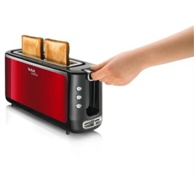 Resim Tefal Express Uzun Kırmızı Ekmek Kızartma Makinesi 