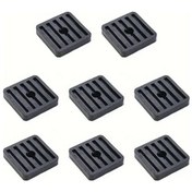 Resim Topnotch 8pcs Shock Absorbing Pads Kauçuk İzolatör Pedleri Klima Titreşim Önleyici Ses Emici 