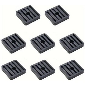 Resim Topnotch 8pcs Shock Absorbing Pads Kauçuk İzolatör Pedleri Klima Titreşim Önleyici Ses Emici 