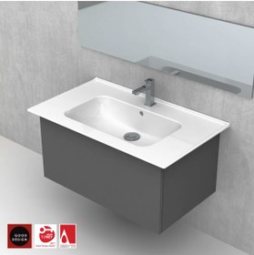 Resim TURKUAZ Blue Etajer Uyumlu Lavabo 60x45 