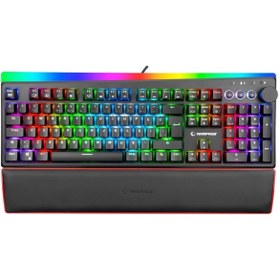 Resim Rampage KB-R97 X-Tracer Mekanik Rgb Aydınlatmalı Blue Switch Gaming Oyuncu Klavye 