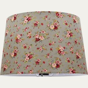 Resim Çiçekli Lambader Şapkası Gri 