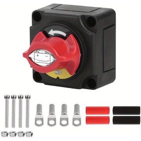 Resim Xuweiwei Universal Pil Anahtarı Akü Kesici Switch Red Tekne Araç Karavan Atv İçin Uygun 