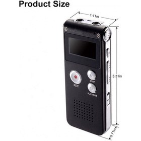 Resim Createtech Üstün Mikrofon Hassasiyetli, Taşınabilir Ses Kaydedici & Müzik Çalar Cihazı 