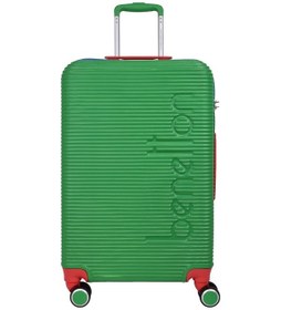 Resim United Colors Of Benetton Lüx Abs 2'li Valiz Seti Orta Boy - Kabin Boy Yeşil Bnt500 Yeşil 