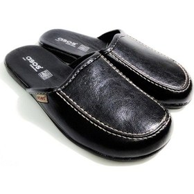 Resim Erkek Siyah Ev Damat Bohça Çeyiz Terliği 