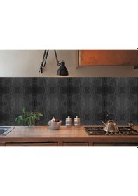 Resim Tink Kendinden Yapışkanlı Belgium Black Desenli Pvc Panel 41x62 Cm 