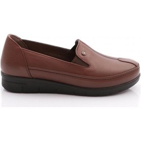Resim Dgn 1001 Kadın Comfort Ayakkabi Taba 