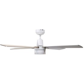 Resim Alsanfan Pilot Beyaz Motorlu Gri Kanatlı Aydınlatmalı Tavan Vantilatörü 