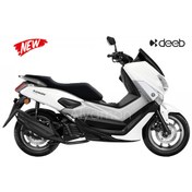 Resim Deeb Yamaha N-Max 125/155 Kamuflaj Sele Kılıfı Örtüsü Düz Siyah 