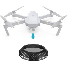 Resim Profisher Djı Mavic Pro Hd Cpl Filtre Optik Lens Siyah Alüminyum 