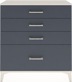 Resim Arges Şifonyer 4 Çekmeceli 88x30x96 Aytaşı-antrasit Aytaşı 