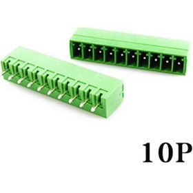 Resim Geçmeli Klemens 10 Pin 3.81mm Erkek 180 Derece 