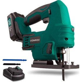 Resim Vonroc Vpower 20V 2.0Ah Akülü Dekupaj Testere 