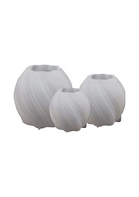 Resim Geometrik Sütun Mum Kalıbı, 3d Silikon Mum Kalıbı 