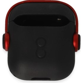 Resim Vintessy Airpods 2 (2.nesil) Cool Kılıf - Siyah-Kırmızı 