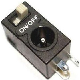 Resim Dc 2.5 / 3Mm Jack Şase Pcb Tipi - On-Off Swichli 