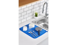 Resim Homelka Nanofiber Bulaşık Kurutma Matı Bulaşıklık 