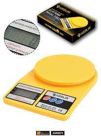 Resim Assur Asr8072 Dijital Mutfak Terazisi 1 Gr 10 Kg Hassas Ölçüm Tartı Hassas Terazi Sarı 