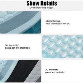 Resim Moly Araba Koltuk Soğutma Minderi - Nefes Alabilir Jel Koltuk Destek - Ev Ve Ofis İçin Kahve Renkli 