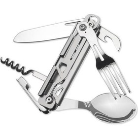 Resim Grand Harvest Ghks002 Multi Fonksiyonel Çatal Bıçak Kaşık Tirbüşon Set 