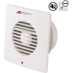 Resim Mutlusan 10 CM 100 12 W 100 M3/H 2450 DD 220/230 V Monofaze Banyo Tipi Kare Aspiratör Fan 