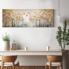 Resim Uçuşan Kuşlar - 140x50 