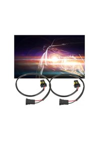 Resim Ximistore9 H11 Dişi-9006/hb4/9012/9006xs Erkek 2 Adet Elektrik Kablosu, Tekrar Bağlanabilir, 40cm, Sis Farı İçin, Yüksek Verimli Bakır Tel 
