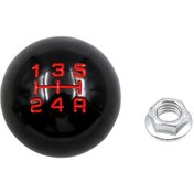 Resim Vites Kolu Başlığı Adaptörü Manuel 5-vites Şanzıman Değiştirme Honda Civic Fd2 Type-r İçin Siyah 