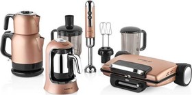 Resim A1817 Rosagold 14 Parça Elektro Set Çeyiz Paketi 