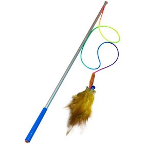 Resim Matatabi Cats Doğal Matatabi Çubuklu Tüylü Çıngıraklı Kedi Oltası 50 CM 