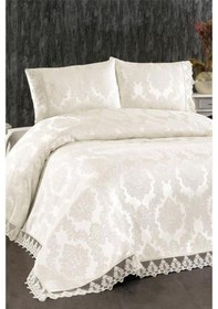 Resim Çeyiz Diyarı Demontis Çift Kişilik Yatak Örtüsü Krem (541551521) 