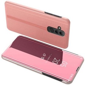 Resim Huawei Mate 20 Lite Uyumlu Aynalı Kapaklı Lüx Kılıf Rose Gold 