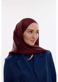 Resim Mirsoy Scarf İdol Janjan Şal Bordo 